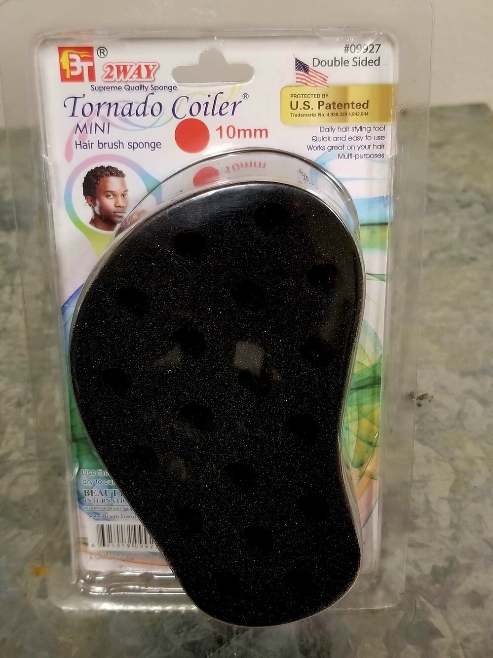 Beauty Town Tornado Coiler Sponge Hair Brush Hole Diameter: 10mm